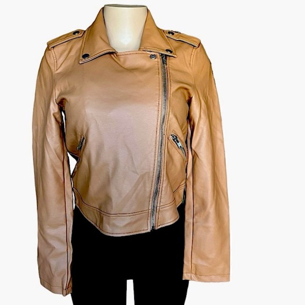 NWT- 21 Saints faux leather jacket